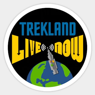 Trekland Live Now Large Logo Sticker
